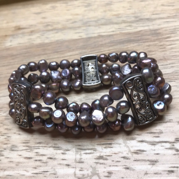 Freshwater pearl bracelet - Picture 2 of 2